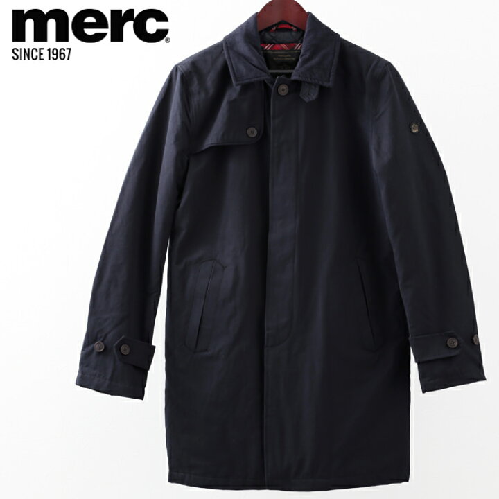 楽天市場 メルクロンドン メンズ マックコート Merc London W1 プレミアム ネイビー キルティング モッズファッション ギフト Clozest モッズメンズレディース