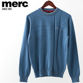メルクロンドン メンズ セーター Merc London メルク ニット ユニオンジャック ブルー ギフト トラッド