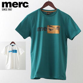 メルクロンドン メンズ Tシャツ ロゴ Merc London 20s 2色 フォレストグリーン オフホワイト レトロ ギフト トラッド