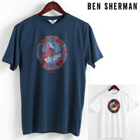 ベンシャーマン Ben Sherman Tシャツ ヒーロー ターゲットマーク 2色 メンズ メンズ ギフト トラッド