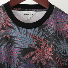ベンシャーマンメンズTシャツトロピカルBenSherman19SS新作ブラックプレゼントギフト