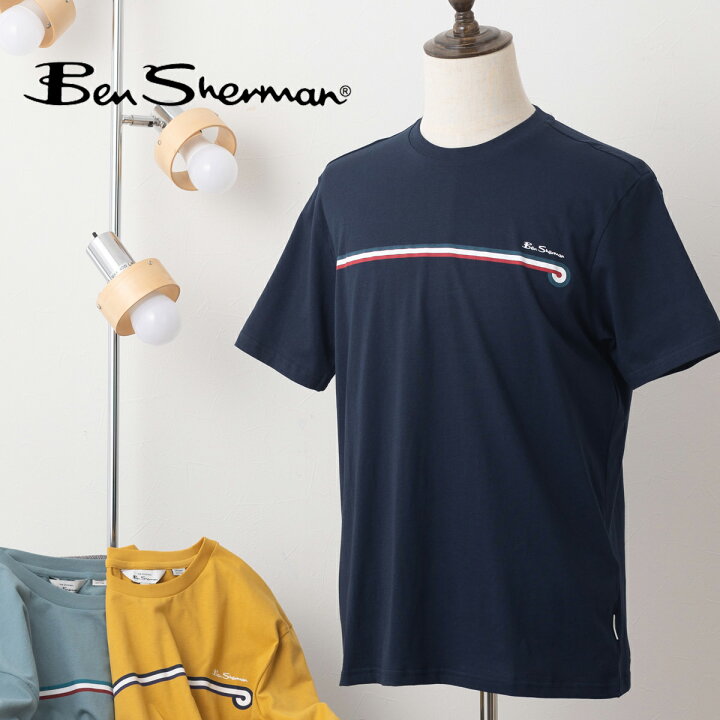 楽天市場】Ben Sherman ベンシャーマン コア ストライプ Tシャツ 半袖  