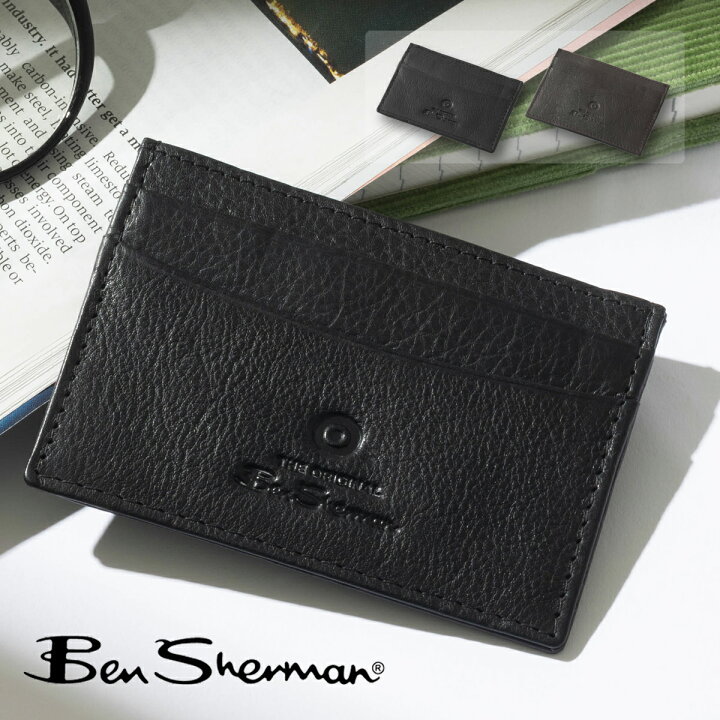 楽天市場】ベンシャーマン Ben Sherman レザー カードホルダー カード 