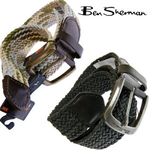 �x���V���[�}�� Ben Sherman �����Y �҂݂��� �x���g Belt ���b�Y �t�@�b�V���� ���B���e�[�W �o�b�N�� �u���b�N Black �J�[�L Khaki ���S UK���b�Y BenSherman �x�� �V���[�}�� �M�t�g �g���b�h