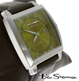 ベンシャーマン Ben Sherman ワッフル イエローグリーン フェイス 腕時計 メンズ ギフト トラッド