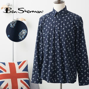Ben Sherman �x���V���[�}�� �����V���c �}�C�N���y�C�Y���[�v�����g ���M�����[�t�B�b�g �y�C�Y���[ �_�[�N�l�C�r�[ �R�b�g�� �M�t�g ���b�Y �{�^���_�E�� �g���b�h �����Y