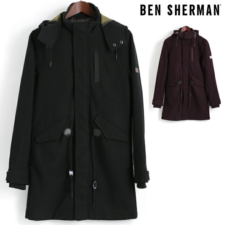 楽天市場】ベンシャーマン Ben Sherman モッズコート モッズパーカ ウール 2色 ピート ワイン メンズ ギフト トラッド :  CLOZEST モッズメンズレディース