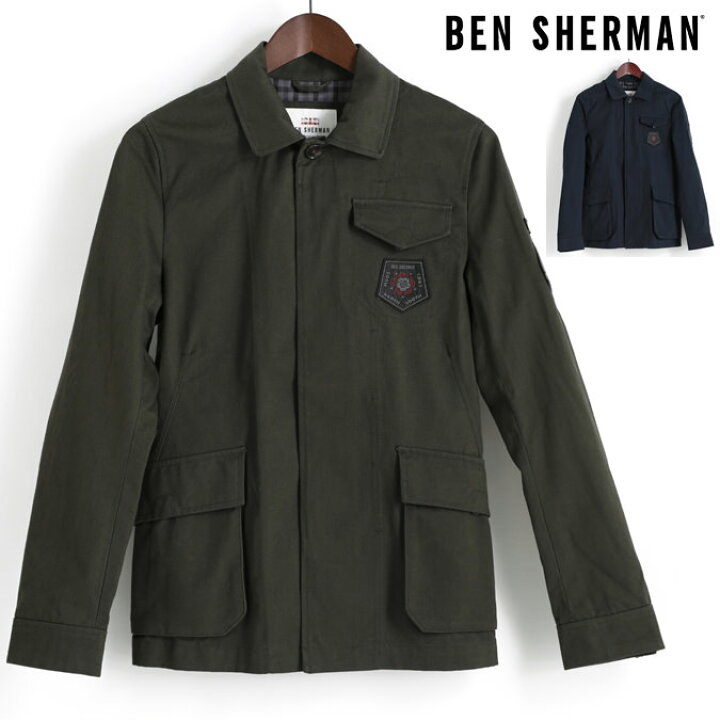 楽天市場】ベンシャーマン Ben Sherman ツイルジャケット ミリタリー 2 
