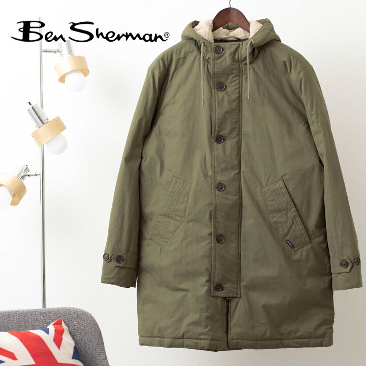 楽天市場 ベンシャーマン メンズ モッズコート 21s 新作 ジャケット アウター モッズパーカ カーキ ヘンプ Ben Sherman レギュラーフィット ギフト トラッド Clozest モッズメンズレディース