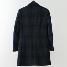 楽天市場 ベンシャーマン Ben Sherman チェスターコート コート チェック ウール ロングコート ダークグリーン メンズ ギフト トラッド Clozest モッズメンズレディース