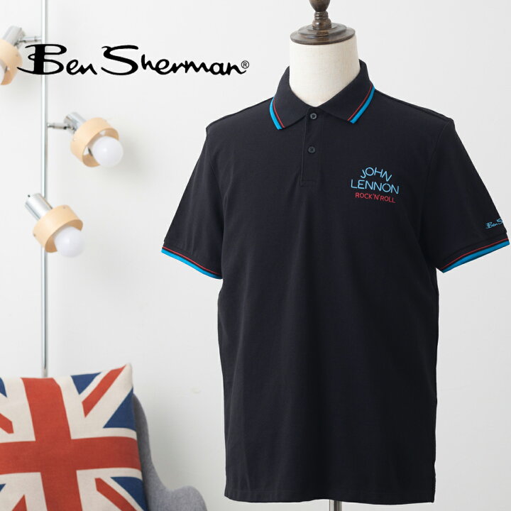 楽天市場】Ben Sherman ベンシャーマン メンズ 半袖ポロシャツ ネオン 