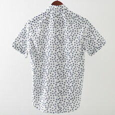 ベンシャーマンメンズ半袖シャツスキャッタースクラッチジオBenSherman19SS新作スノーホワイトレギュラーフィットプレゼントギフト