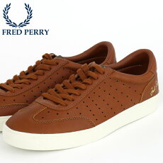 フレッドペリーFredPerryスニーカーシューズアンパイアダンブルレザー16AWブラック黒靴メンズ