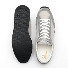 フレッドペリーFredPerryスニーカーシューズヴィンソンナイロンツイル17AW新作グレー軽量日本製メンズ靴プレゼントギフト