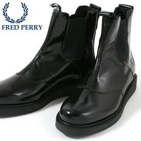 フレッドペリー Fred Perry シューズ スニーカー ハイカット ブーツ ナナヨン マスケル サイドゴア レザー ブラック メンズ レディース ギフト トラッド