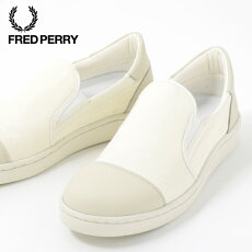 フレッドペリーFredPerryスニーカーシューズリリLiliミリタリーキャンバスホワイト撥水加工日本製メンズレディース靴プレゼントギフト