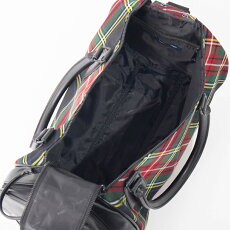 フレッドペリーバレルバッグトートバッグタータンチェックメンズ26×45×25cmFredPerryブラックタータン21SS新作レディース男女兼用プレゼントギフト正規販売店トラッド