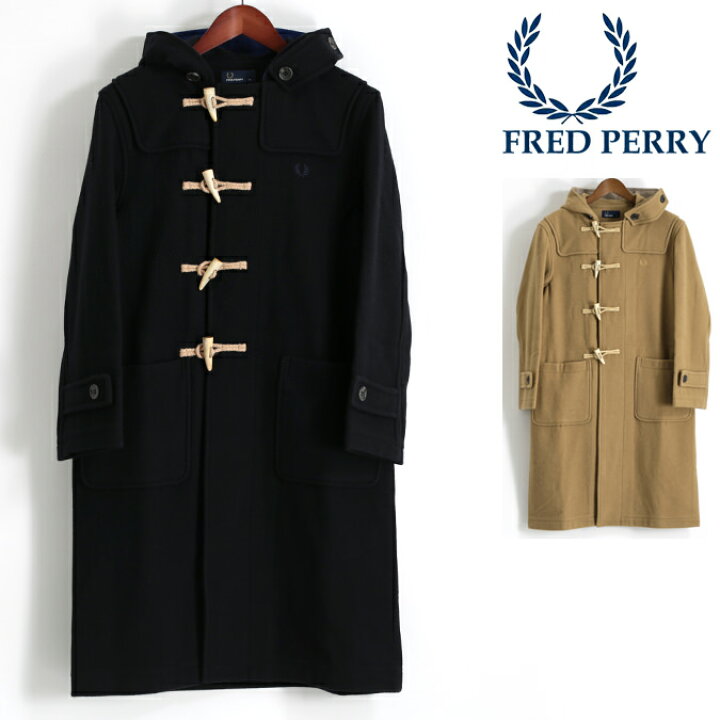 楽天市場 セール Sale フレッドペリー Fred Perry ダッフルコート ウール 2色 キャメル ダークネイビー 正規販売店 メンズ Montgomery モンゴメリー ギフト トラッド Clozest モッズメンズレディース