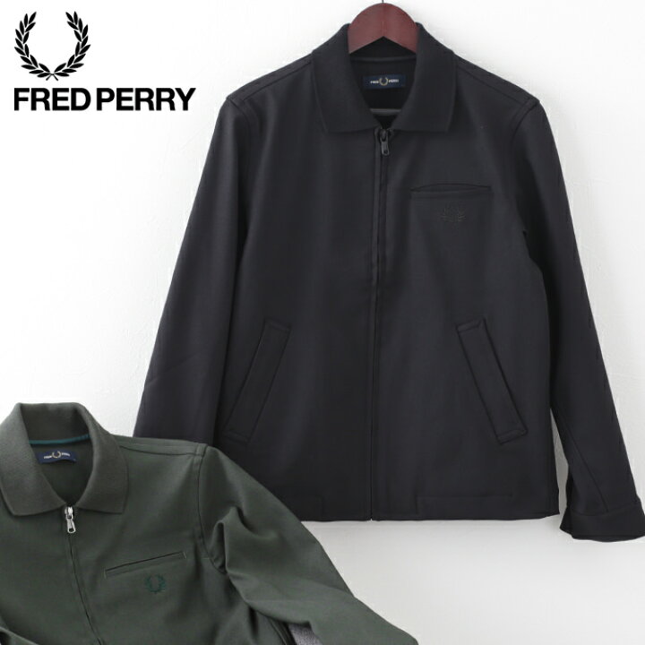 楽天市場】フレッドペリー メンズ ジャケット リブカラー ジャージ 
