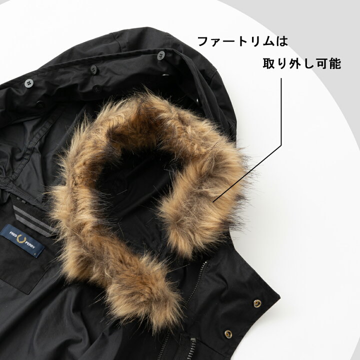 楽天市場】フレッドペリー メンズ モッズコート フィッシュテール 