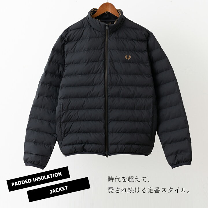 楽天市場】フレッドペリー パデッドジャケット 中綿ジャケット 新作 