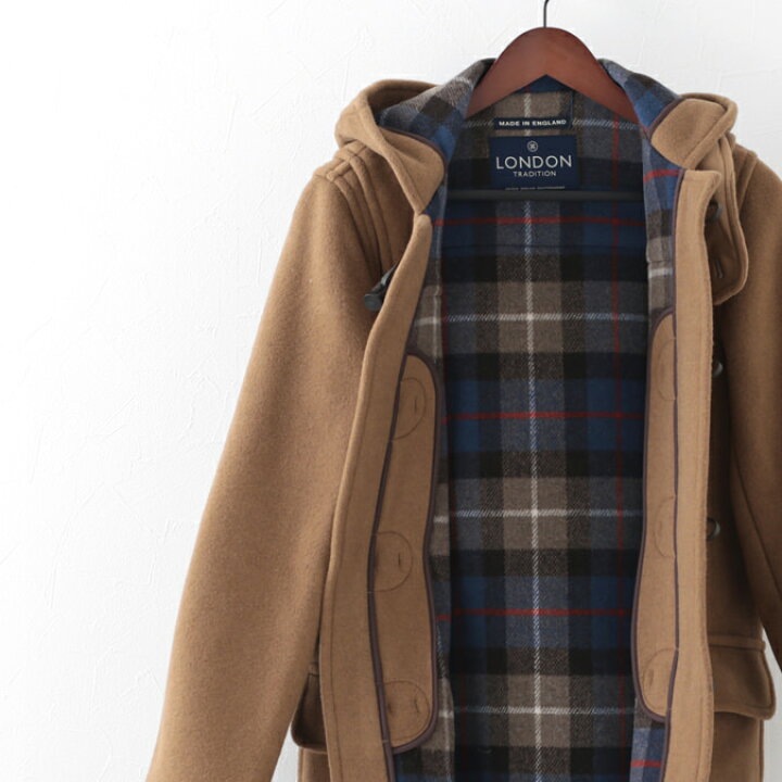 楽天市場】LONDON TRADITION メンズ スリムロングダッフルコート 