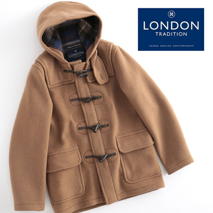 楽天市場】LONDON TRADITION メンズ スリムショートダッフルコート  