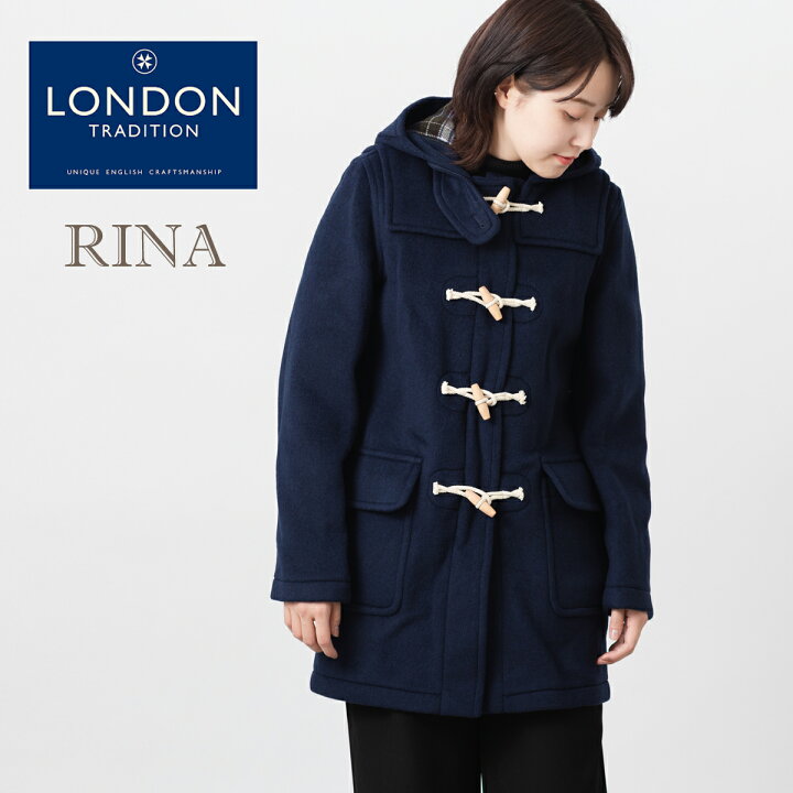 LONDON TRADITION ダッフルコートネイビー 38 - ダッフルコート