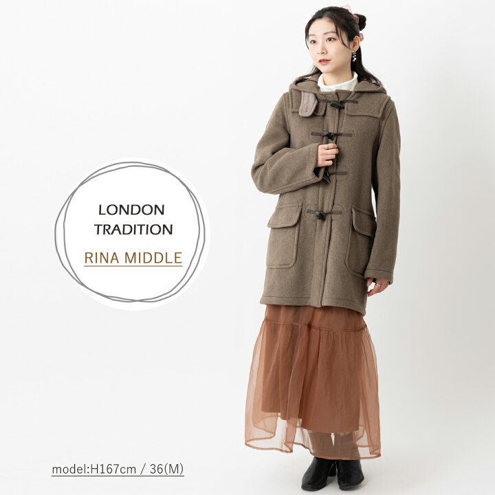 楽天市場】LONDON TRADITION レディース オーバーサイズ ダッフル 