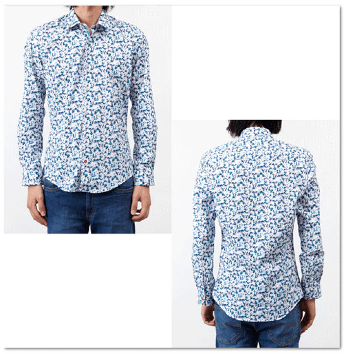 楽天市場 Sale セール 1 Like No Other 長袖シャツ Hi Brand 英国ブランド シード 花柄 メンズ 花柄シャツ フラワー Normura Teal Bush Along Side Of The Seeds Shirt ワン ライク ノー アザー 長袖 シャツ ティール モッズファッション