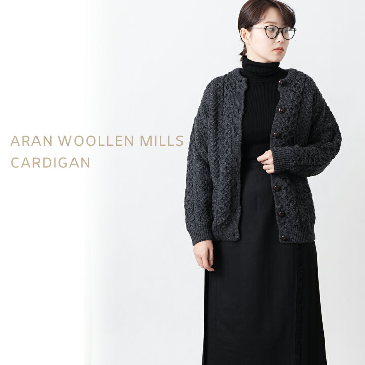 楽天市場】SALE セール ARAN WOOLLEN MILLS カーディガン レディース 