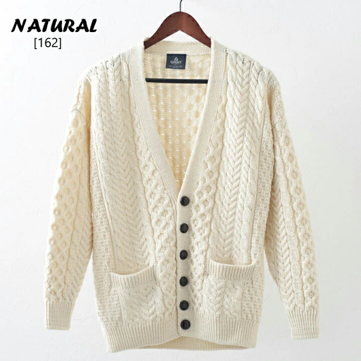 楽天市場】ARAN WOOLLEN MILLS ユニセックス カーディガン レディース 
