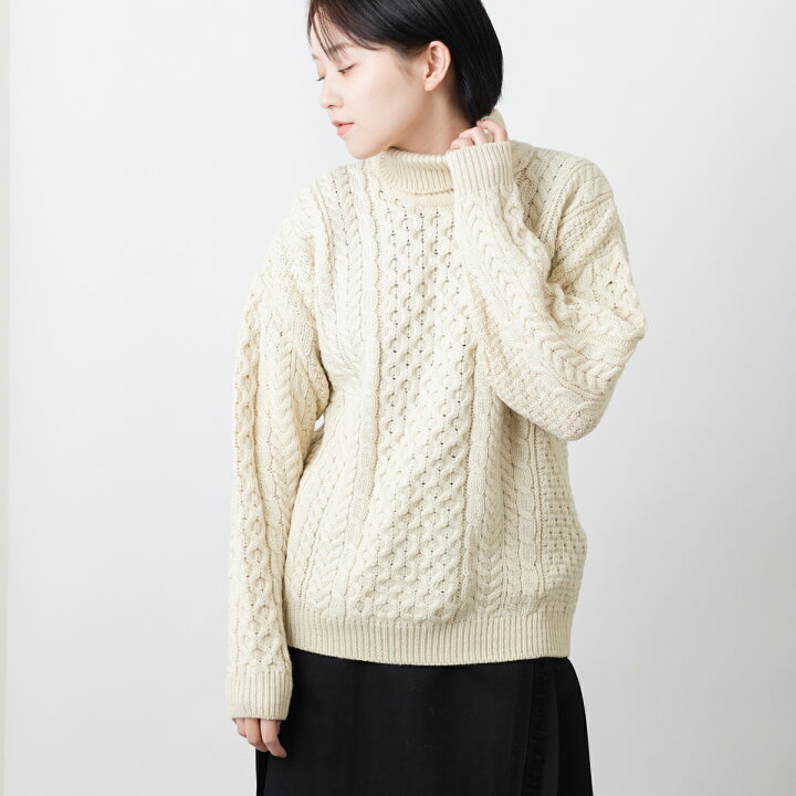 楽天市場】ARAN WOOLLEN MILLS タートルネックセーター ユニセックス 