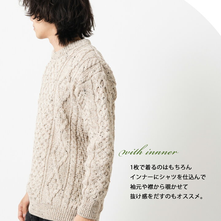 楽天市場】ARAN WOOLLEN MILLS ウールニット ユニセックス メンズ 