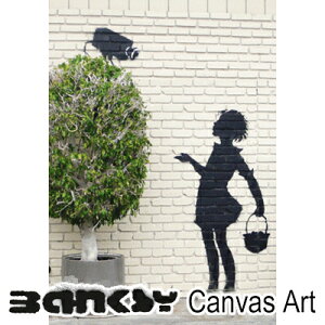 バンクシー 壁掛け アート アートパネル ポスター アートフレーム BANKSY CANVAS ART バンクシー "Girl Camera " 91.0 x 61.0 絵画 絵 アート キャンバス キャンバスアート ロンドン グラフィティ 落書き b