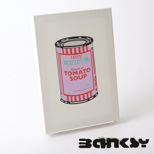 BANKSY CANVAS ART LoX A[gt@ubNpl X[ "Tin Tomato Soup Purple" 31.5cm × 21cm oNV[ g}g p[v Mtg gbh