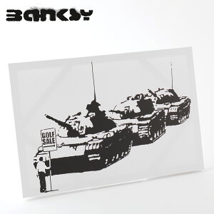 BANKSY CANVAS ART LoXA[gt@ubNpl "Golf Sale" 60cm × 40cm oNV[ Mtg