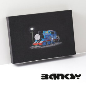 BANKSY CANVAS ART トーマス キャンバス アートファブリックパネル スモール "Thomas" 31.5cm × 21cm アート ギフト