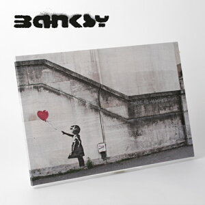 BANKSY CANVAS ART o[K[ LoXA[gt@ubNpl "Balloon Girl Always Hope" 60cm × 40cm oNV[ Mtg