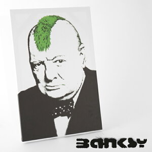 BANKSY CANVAS ART LoX A[gt@ubNpl "Bomb Hugger" 60cm × 40cm oNV[ `[` pN qJ O[ Mtg