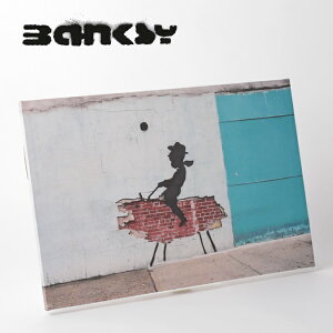 BANKSY CANVAS ART LoXA[gt@ubNpl "Cowboy Bricboy" 60cm × 40cm oNV[ JE{[C Mtg