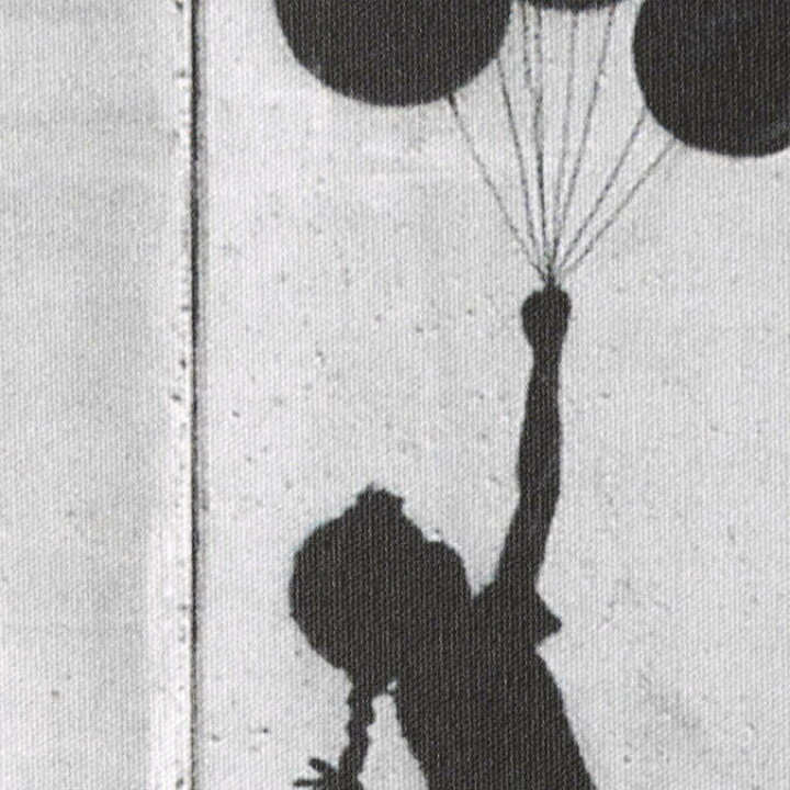 楽天市場 Banksy Canvas Art キャンバス アートファブリックパネル Girl With Balloon 60cm 40cm バンクシー 女の子 風船 ギフト Clozest モッズメンズレディース