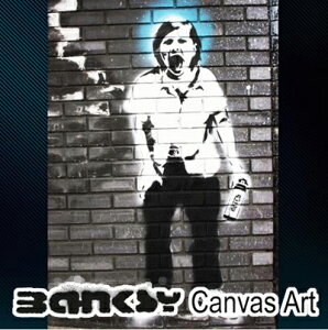 oNV[ Ǌ| A[g A[gpl A[gt[ BANKSY CANVAS ART oNV[ "Kid Spray Paint Portrait " 60.5 x 40.5 G G A[g LoX LoXA[g Ebh h OtBeB