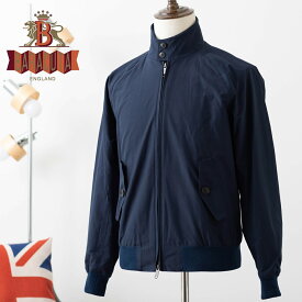 バラクータ G9 オリジナル ハリントンジャケット ネイビー 英国製 メンズ リブ スイングトップ ブルゾン 上着 トラッド