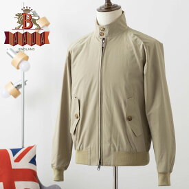 バラクータ G9 オリジナル ハリントンジャケット ナチュラル 英国製 メンズ リブ スイングトップ ブルゾン 上着 トラッド