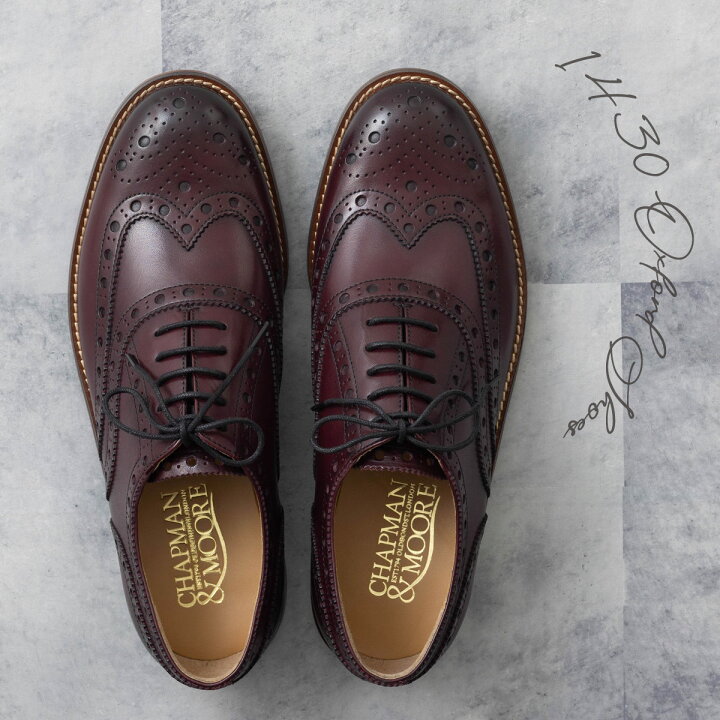 楽天市場】CHAPMAN&MOORE メンズ レザーシューズ チャップマン＆ムーア
