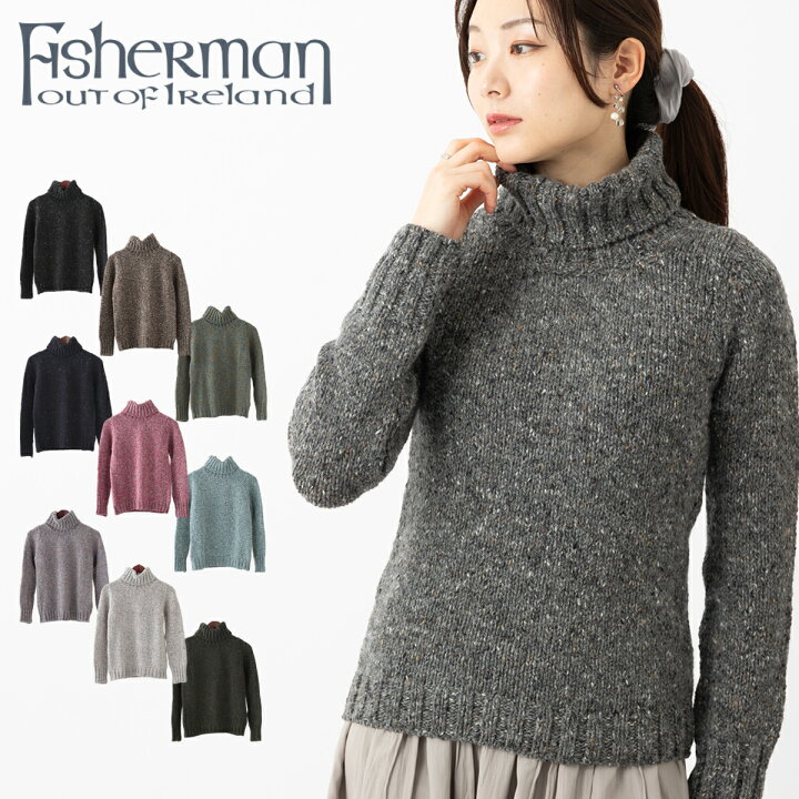 楽天市場】FISHERMAN OUT OF IRELAND タートルネックセーター ユニ 