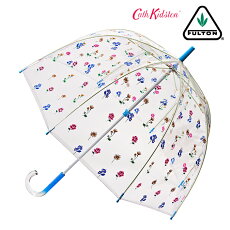 キャスキッドソン傘CathKidstonxFULTONフルトンバードケージラルワースフラワー長傘レディース長傘レディースかさプレゼントギフト