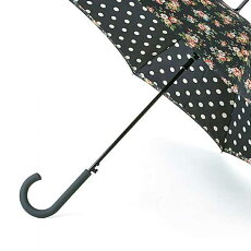 FULTON×CathKidstonフルトンキャスキッドソンブルームズベリーBloomsburyキングスウッドローズチャコール傘レディース長傘女性用正規かさプレゼントギフト