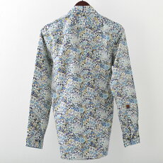 Gabicciメンズ長袖シャツガビッチフローラルMaddoxStreetLondon19SS新作レトロフィストラルモッズファッションプレゼントギフト